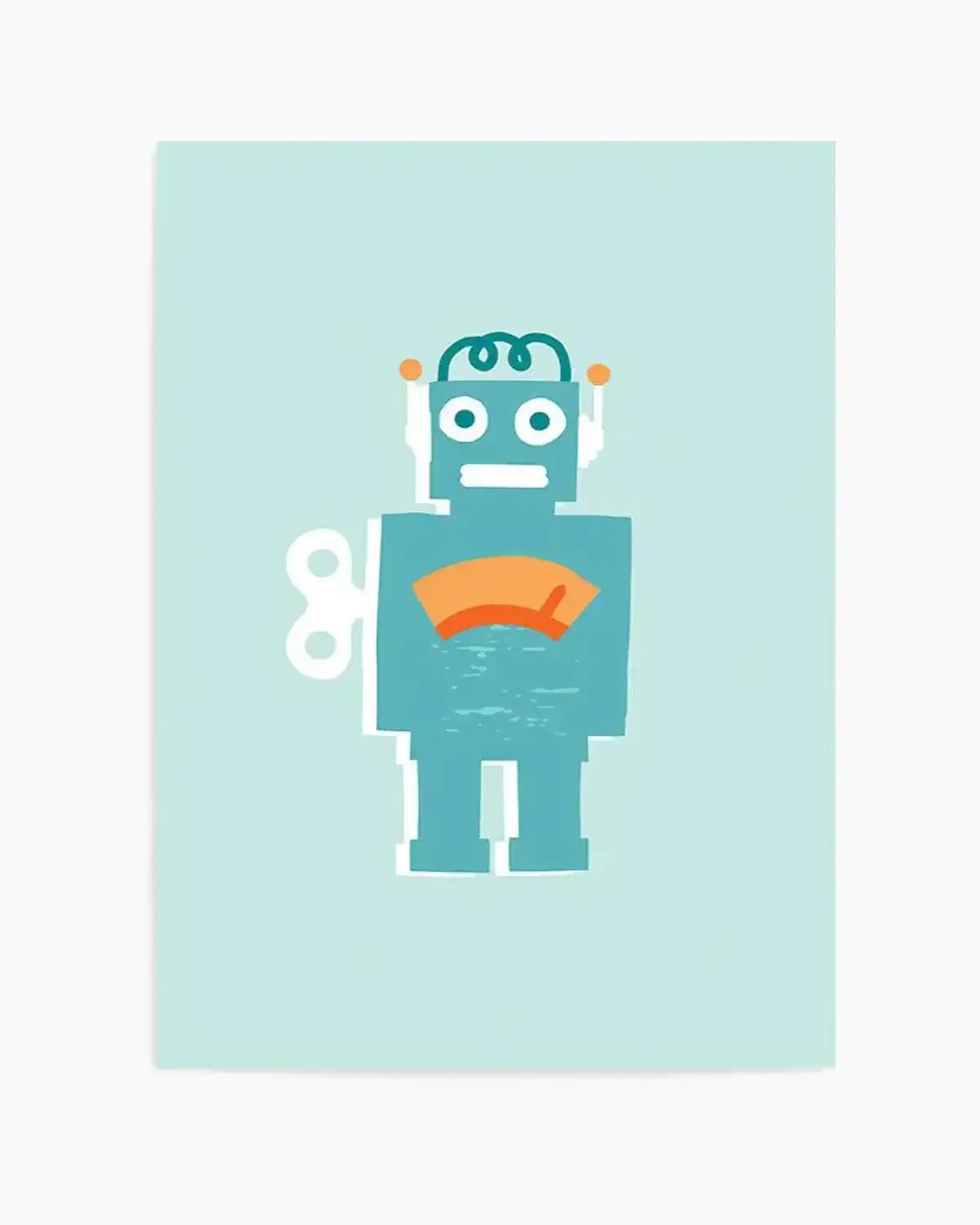 Super Robot Art Print from Olive et Oriel where you can shop wallpaper and artworks online