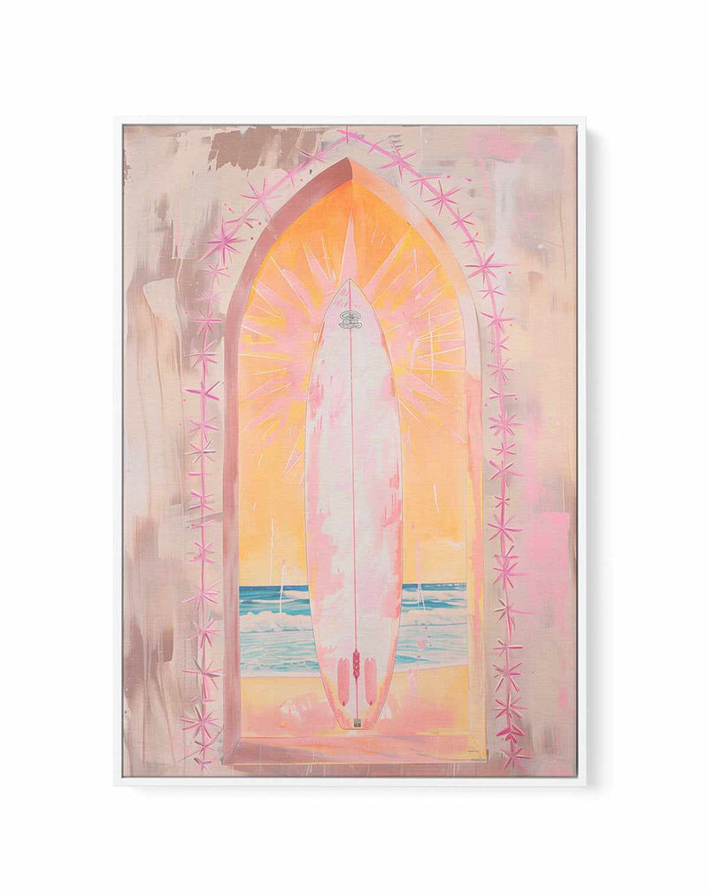 Surf Arch II | Framed Canvas Art Print