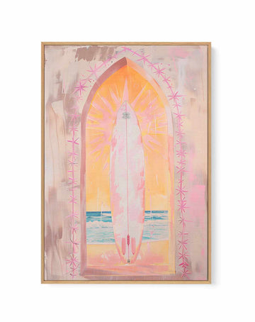 Surf Arch II | Framed Canvas Art Print from Olive et Oriel where you can shop wallpaper and artworks online
