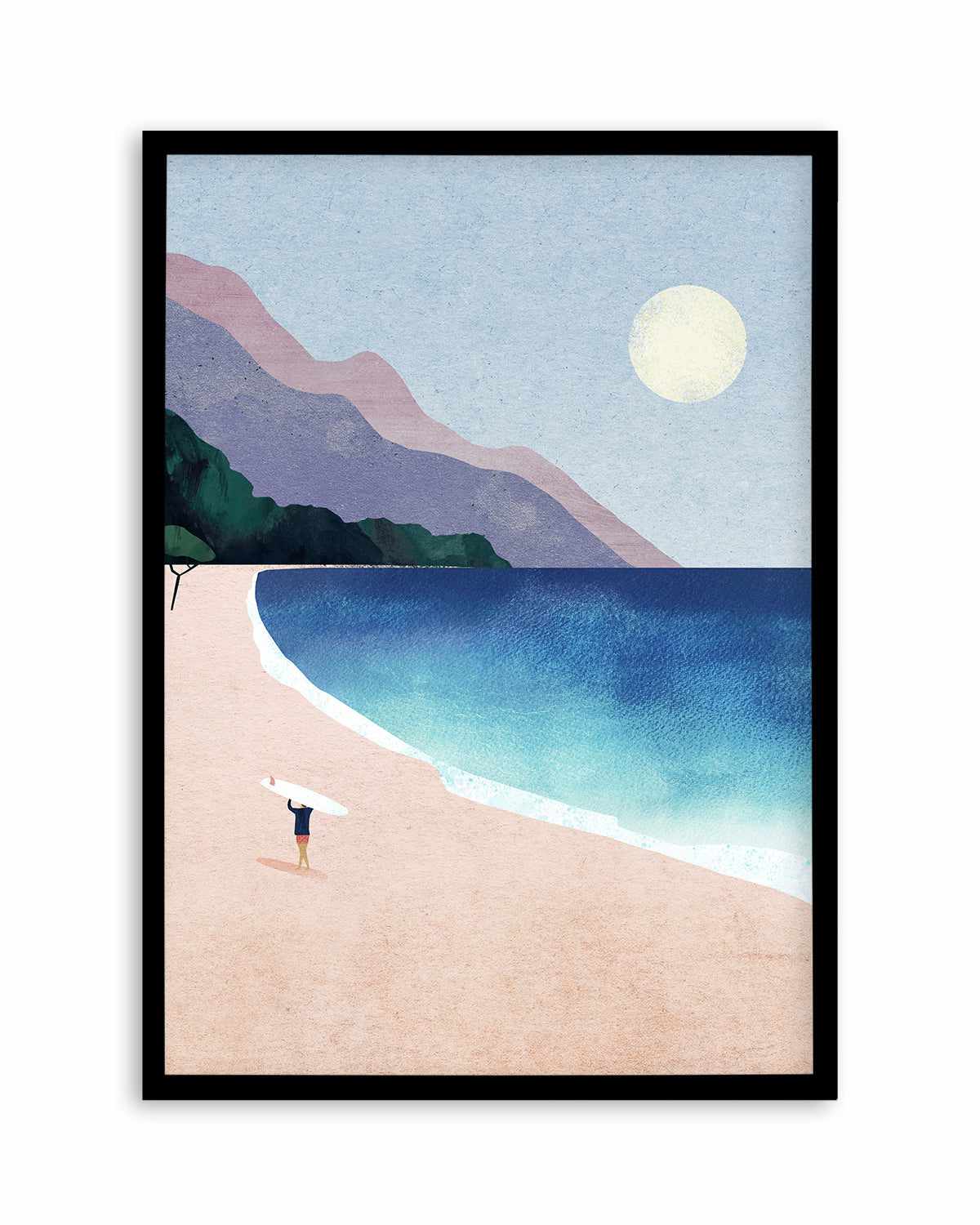 Surf Beach by Henry Rivers Art Print