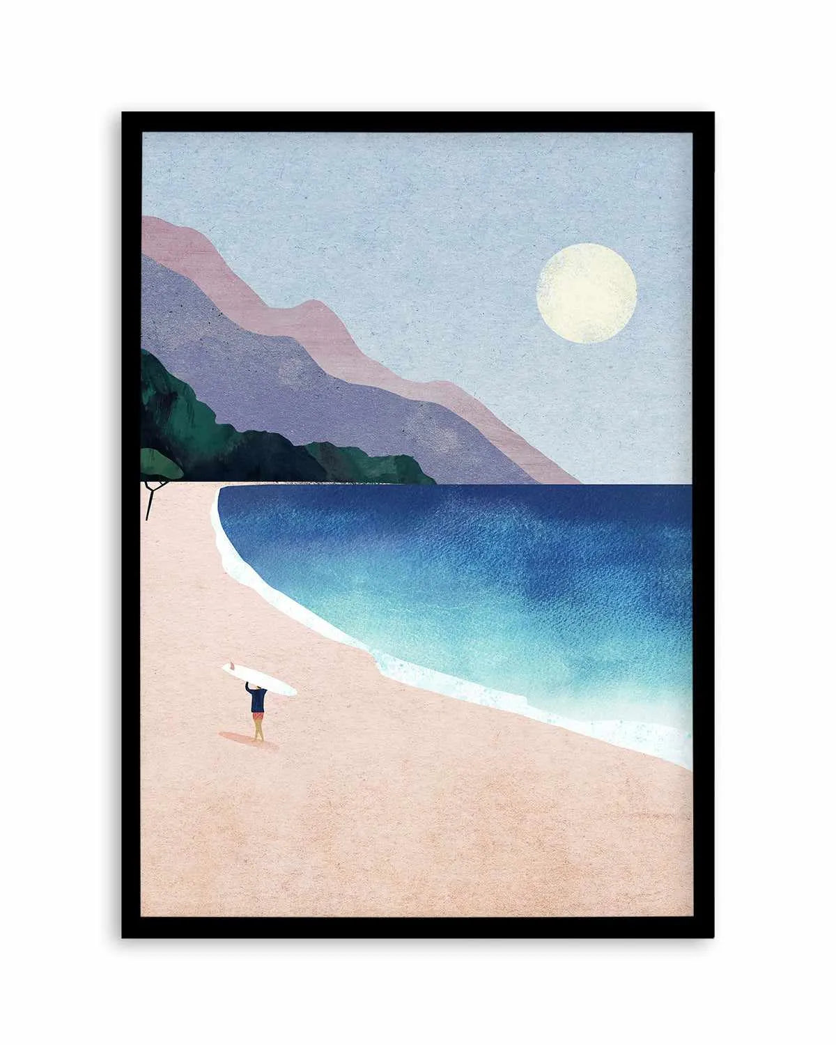 Surf Beach by Henry Rivers Art Print from Olive et Oriel where you can shop wallpaper and artworks online