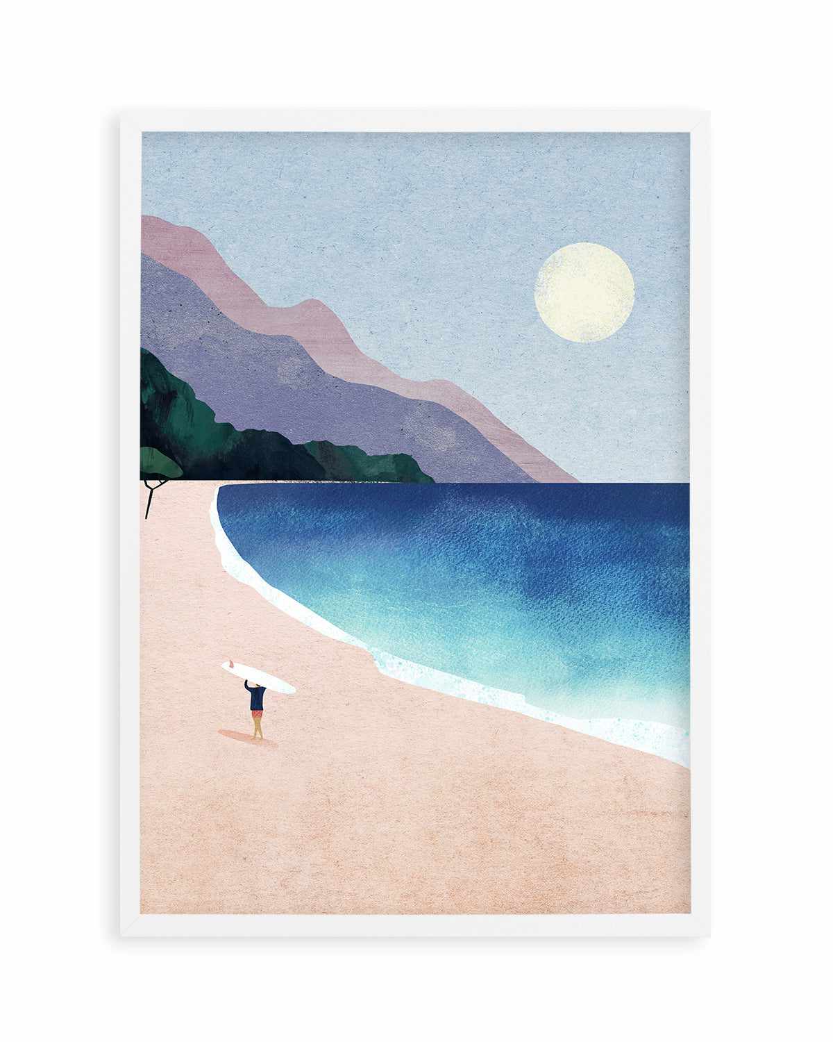 Surf Beach by Henry Rivers Art Print