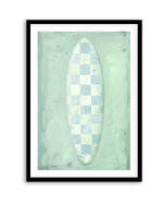 Surf Board Checkers | Art Print