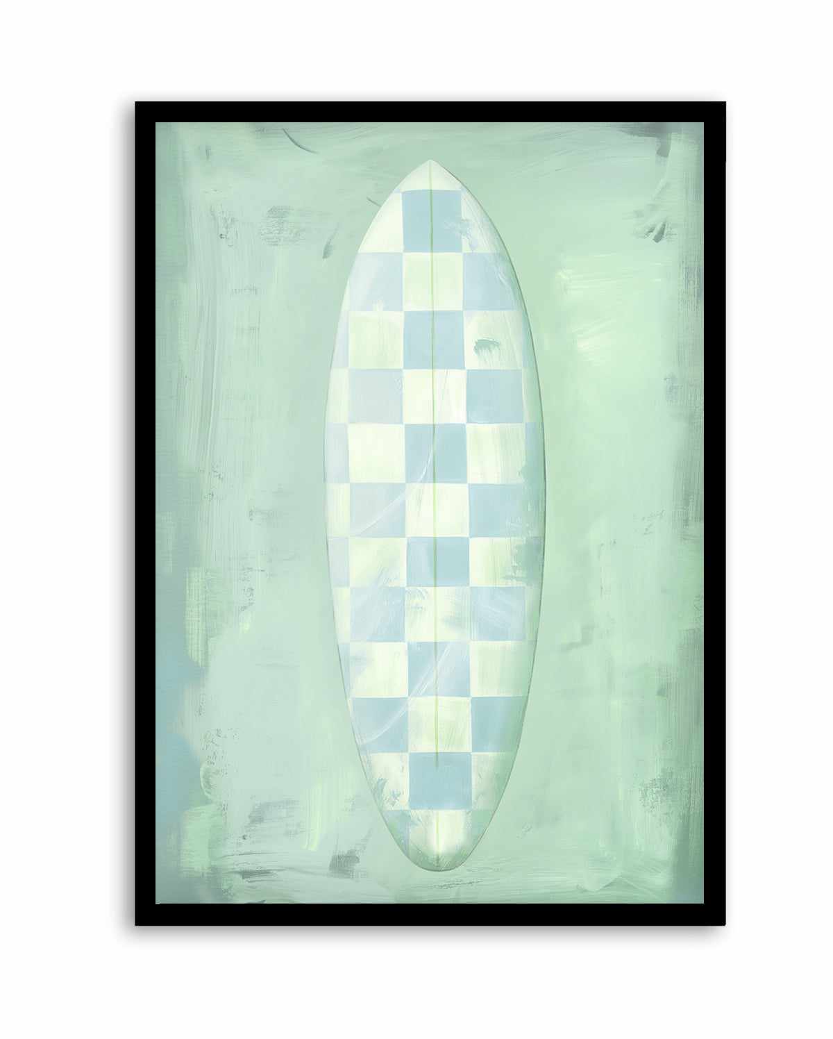 Surf Board Checkers | Art Print