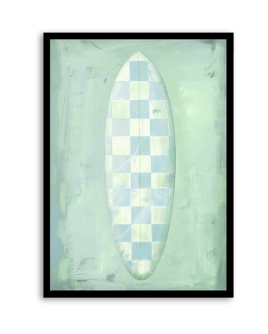 Surf Board Checkers | Art Print from Olive et Oriel where you can shop wallpaper and artworks online