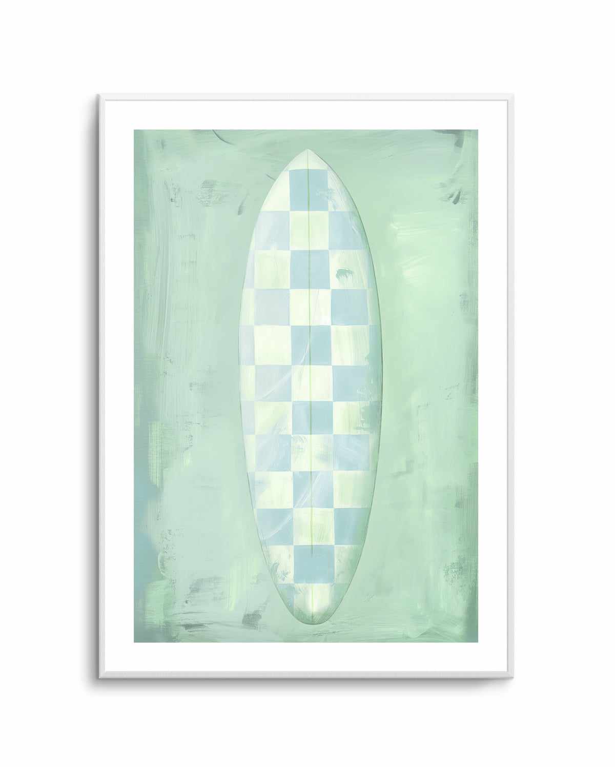 Surf Board Checkers | Art Print