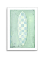 Surf Board Checkers | Art Print