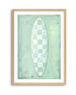 Surf Board Checkers | Art Print