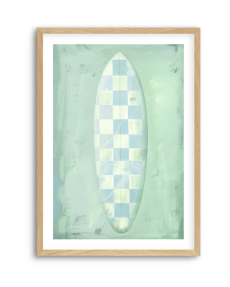 Surf Board Checkers | Art Print