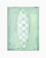 Surf Board Checkers | Art Print