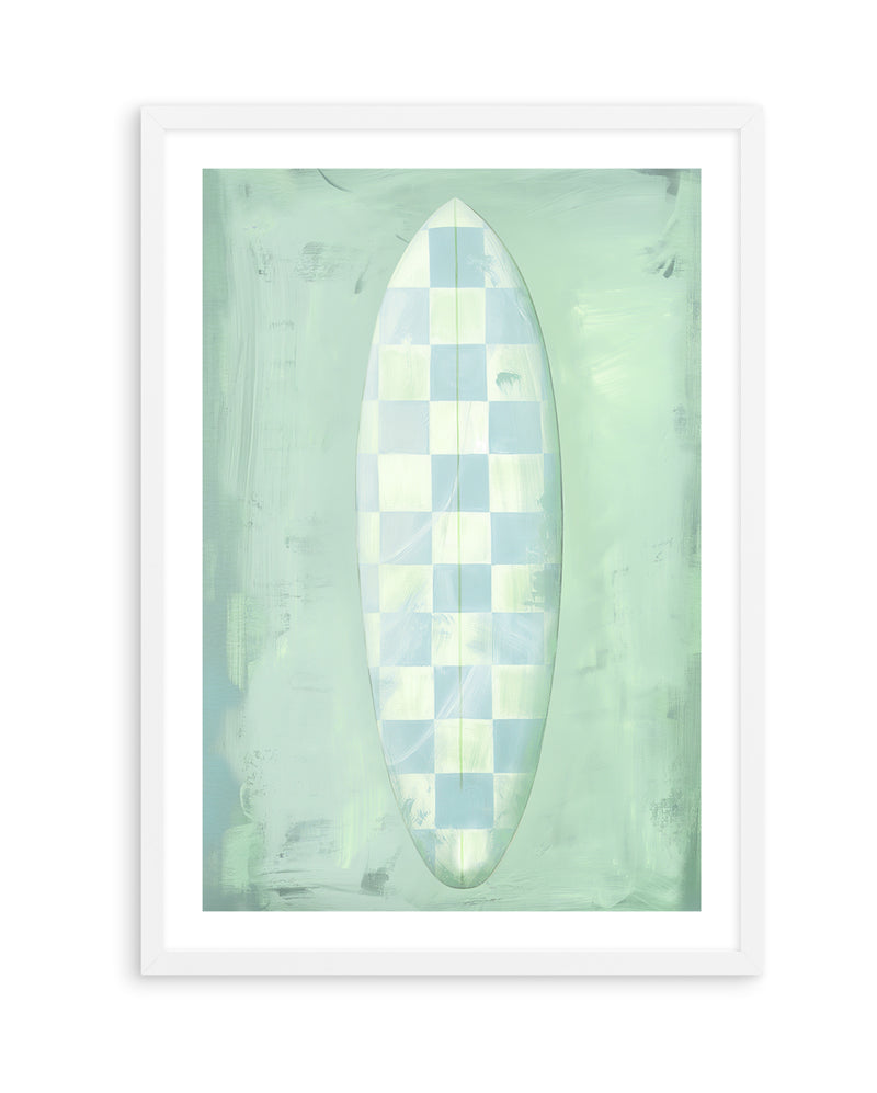 Surf Board Checkers | Art Print