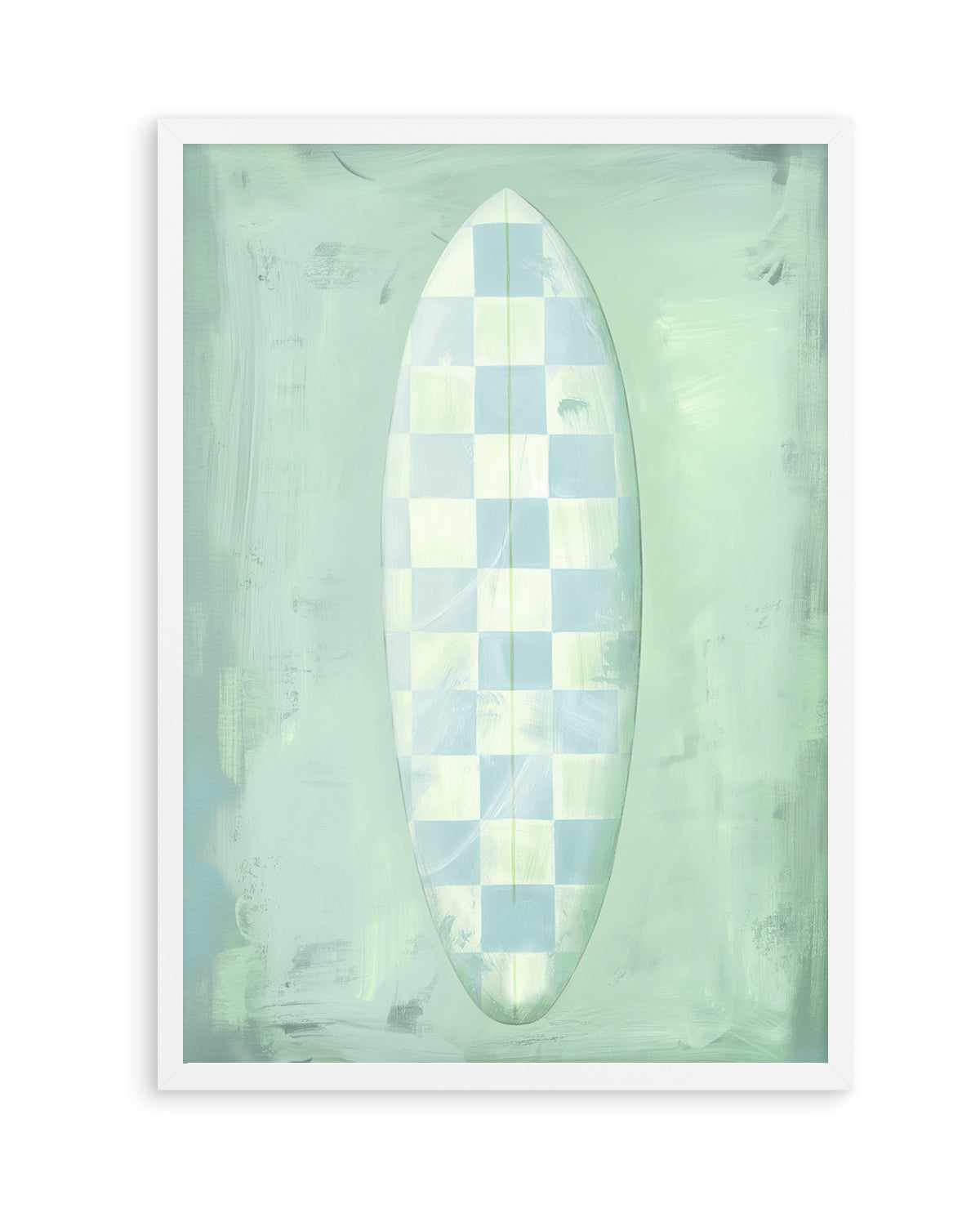 Surf Board Checkers | Art Print