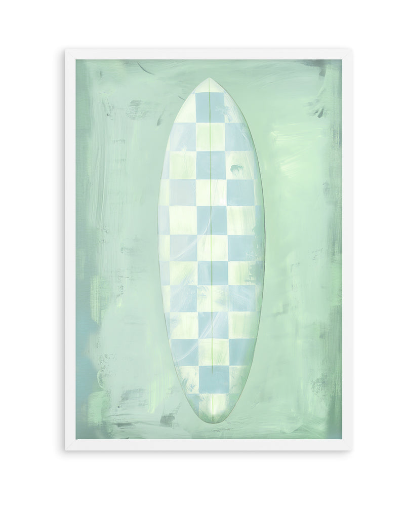 Surf Board Checkers | Art Print