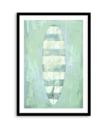 Surf Board Stripes | Art Print