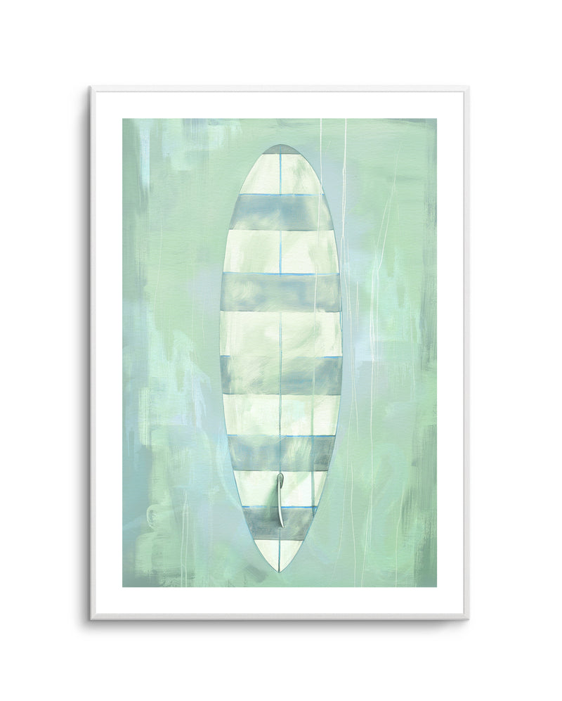 Surf Board Stripes | Art Print