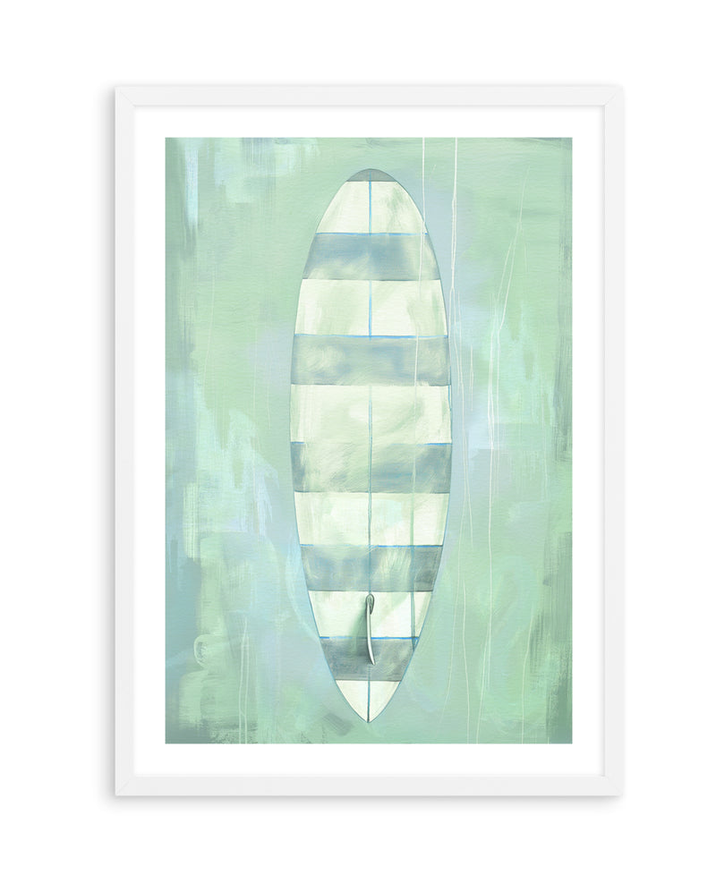 Surf Board Stripes | Art Print