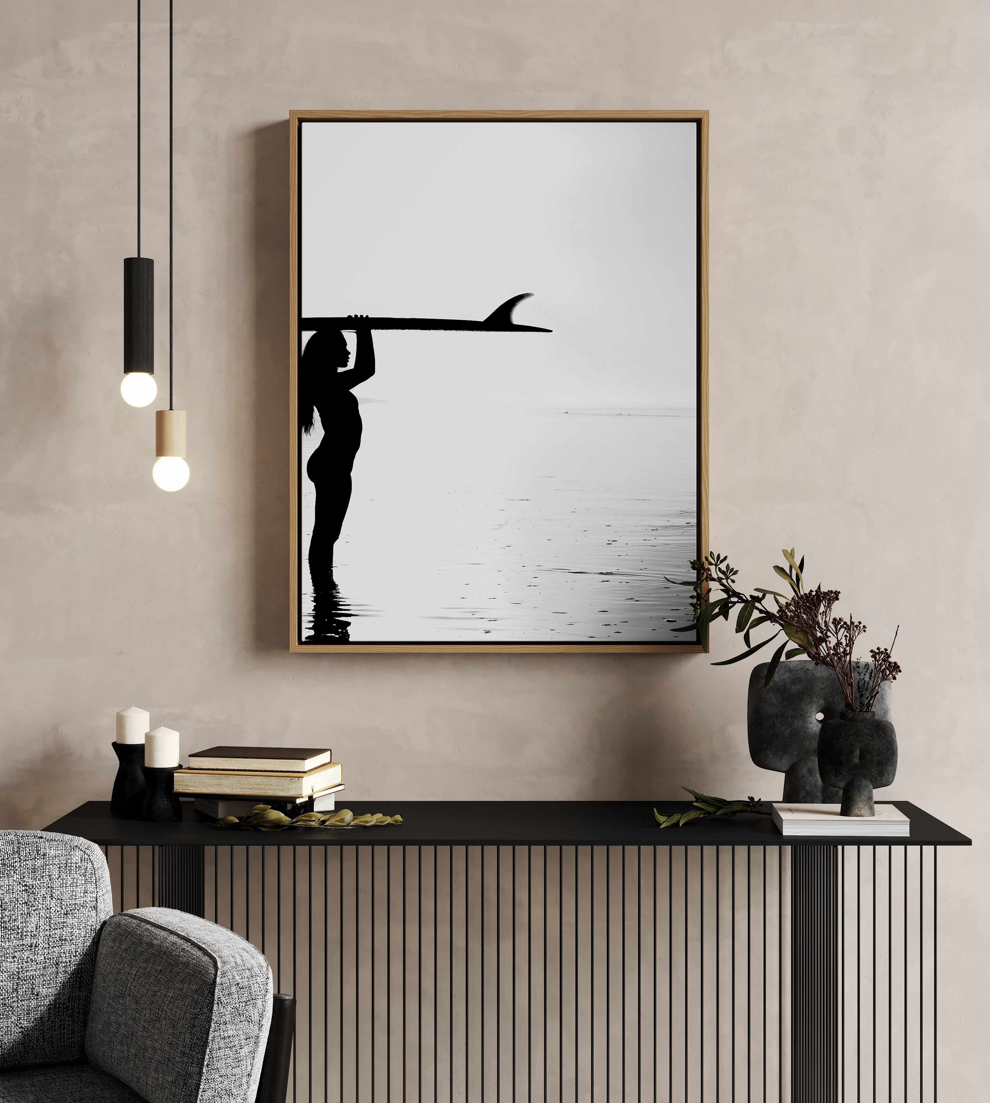 Surf by Riccardo Camilli | Framed Canvas Art Print