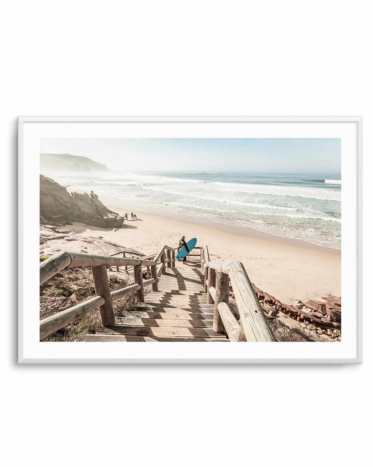 Surf Check Stairs Art Print