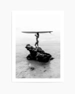 Surf Check by Mario Stefanelli Art Print