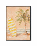 Surf Checks I | Framed Canvas Art Print