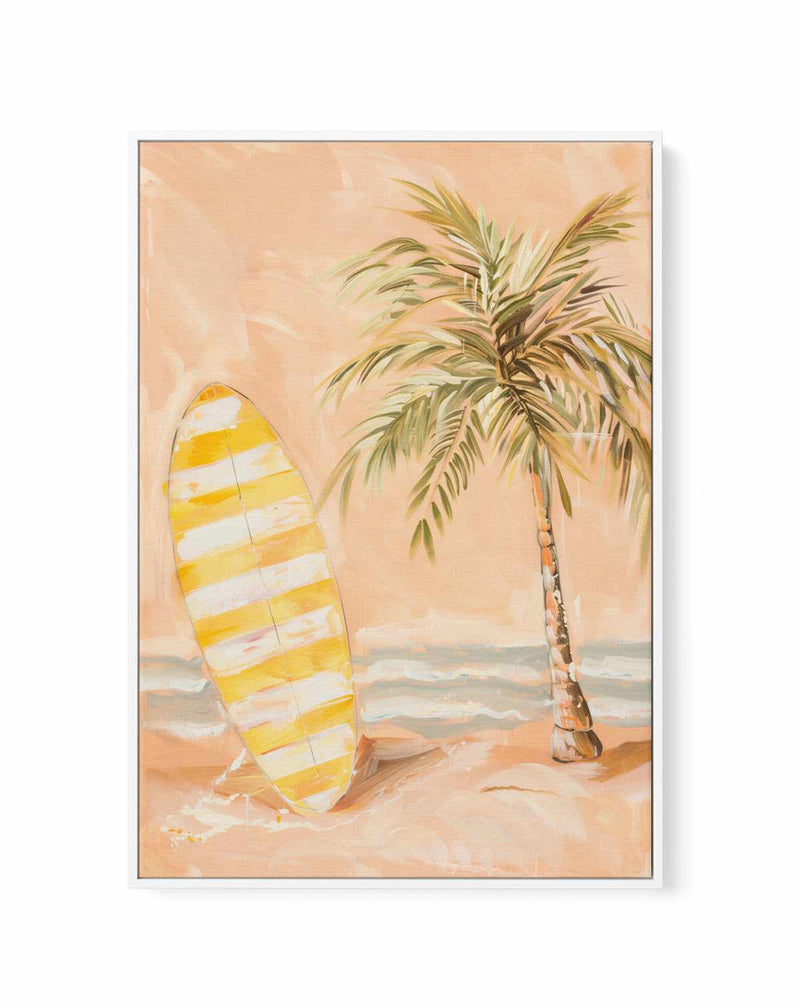 Surf Checks I | Framed Canvas Art Print
