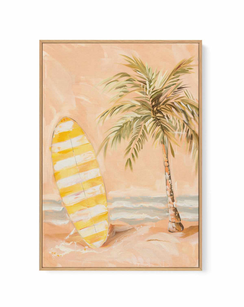 Surf Checks I | Framed Canvas Art Print