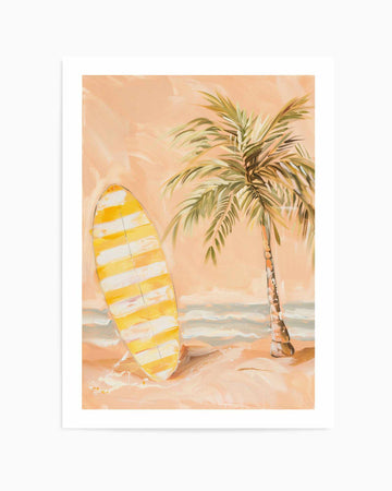 Surf Checks I | Art Print from Olive et Oriel where you can shop wallpaper and artworks online