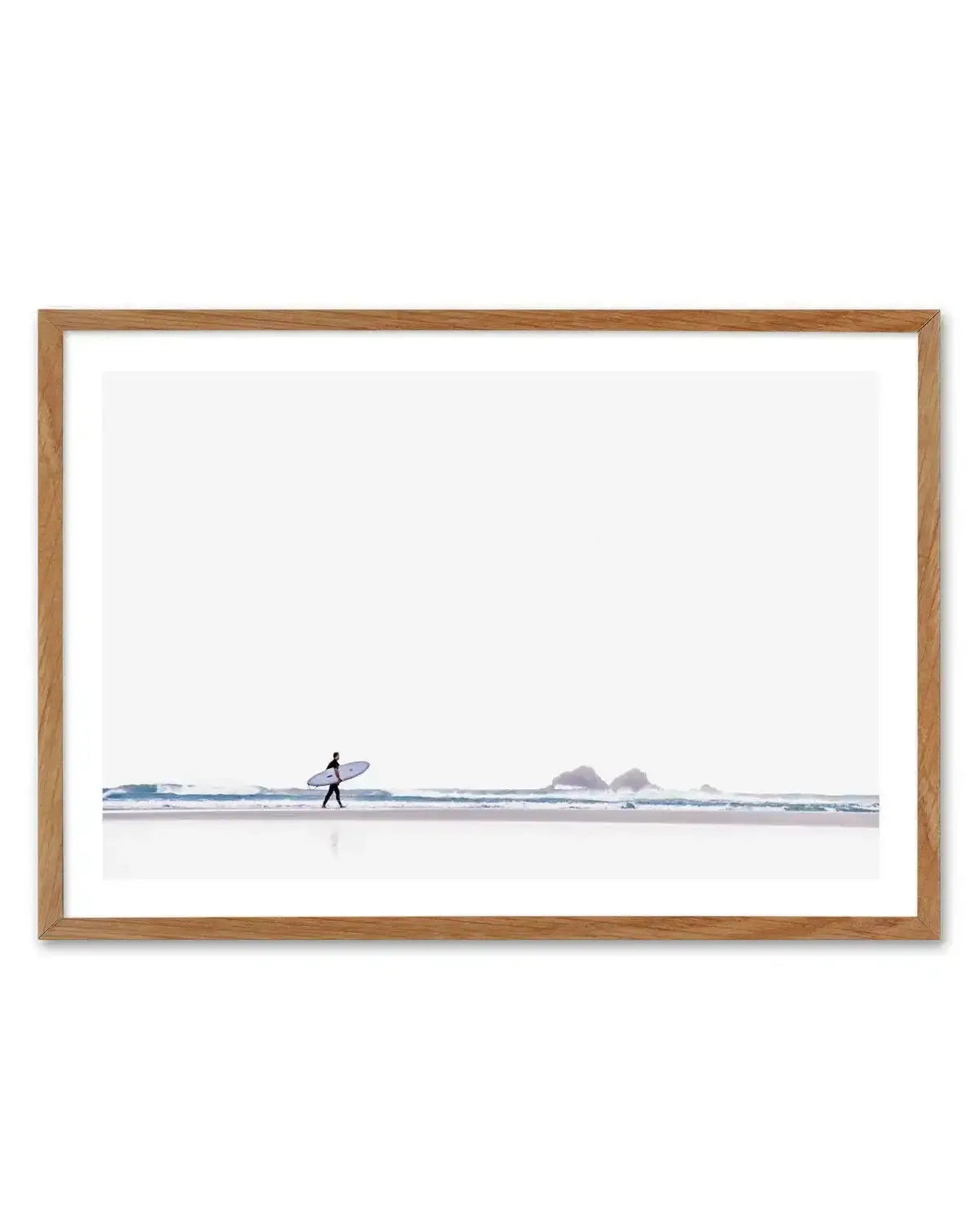 Surf Haze II, Byron Bay Art Print-PRINT-Olive et Oriel-Olive et Oriel-50x70 cm | 19.6" x 27.5"-Walnut-With White Border-Buy-Australian-Art-Prints-Online-with-Olive-et-Oriel-Your-Artwork-Specialists-Austrailia-Decorate-With-Coastal-Photo-Wall-Art-Prints-From-Our-Beach-House-Artwork-Collection-Fine-Poster-and-Framed-Artwork