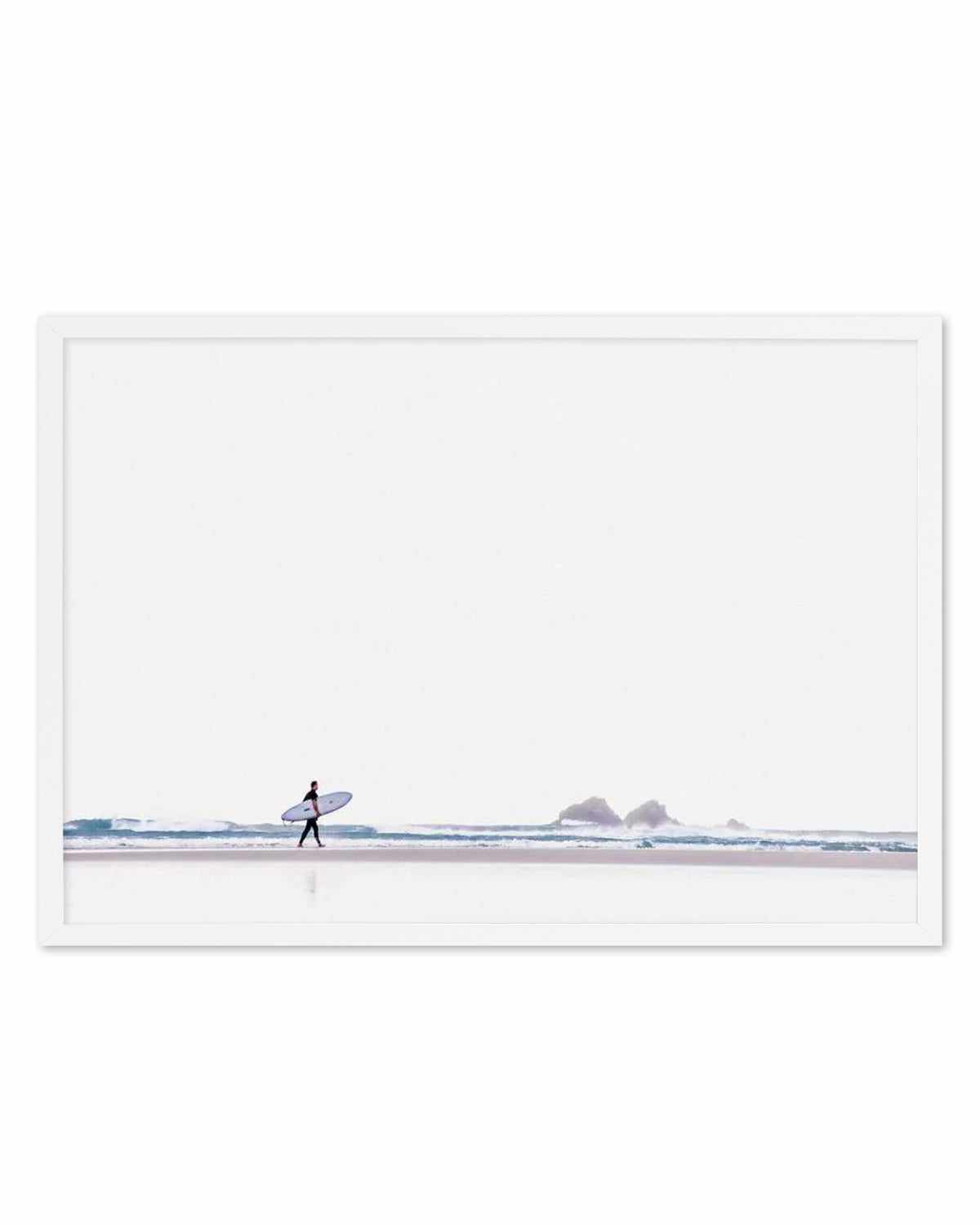 Surf Haze II, Byron Bay Art Print