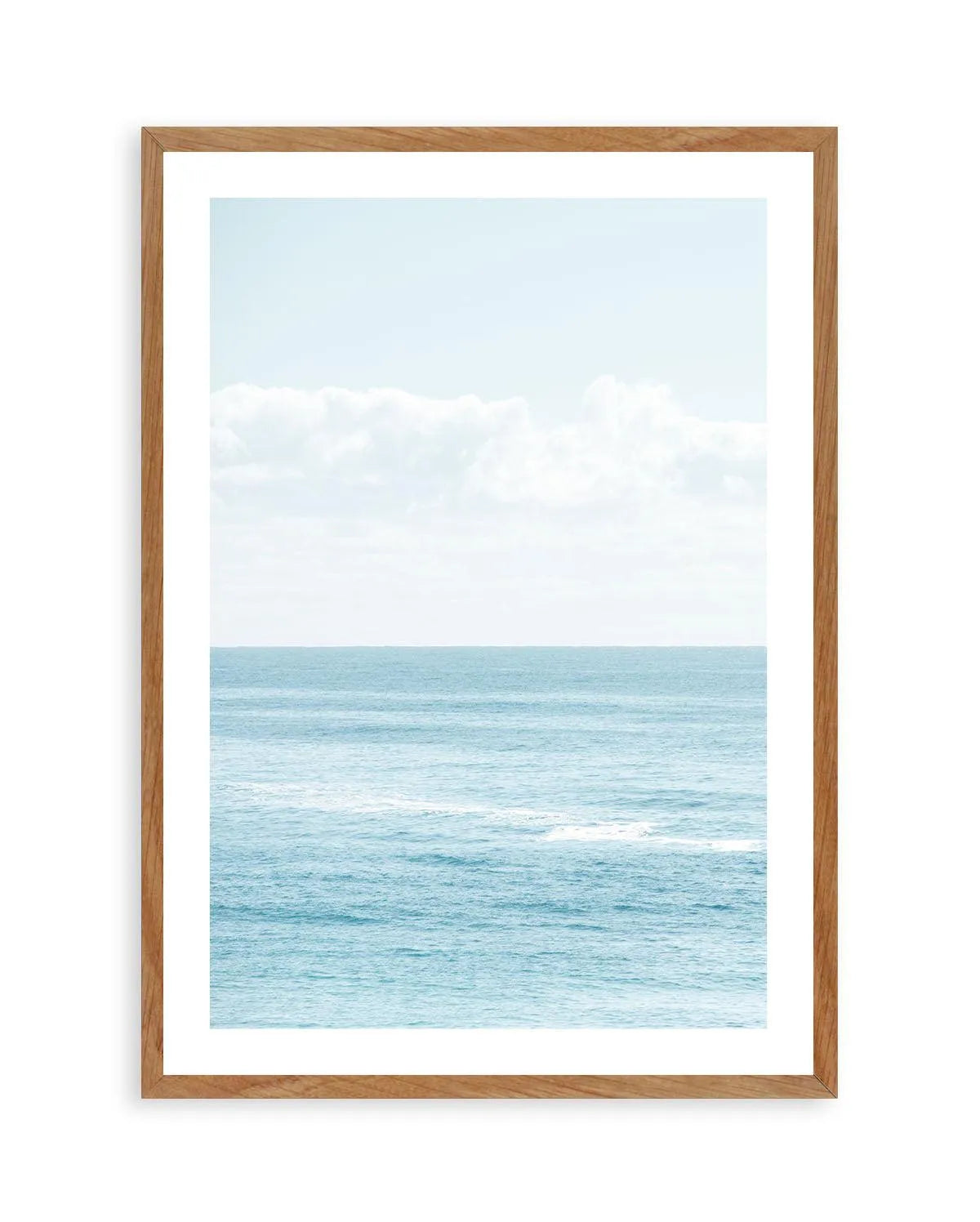 Surf Horizon Merimbula Art Print | PT-PRINT-Olive et Oriel-Olive et Oriel-50x70 cm | 19.6" x 27.5"-Walnut-With White Border-Buy-Australian-Art-Prints-Online-with-Olive-et-Oriel-Your-Artwork-Specialists-Austrailia-Decorate-With-Coastal-Photo-Wall-Art-Prints-From-Our-Beach-House-Artwork-Collection-Fine-Poster-and-Framed-Artwork