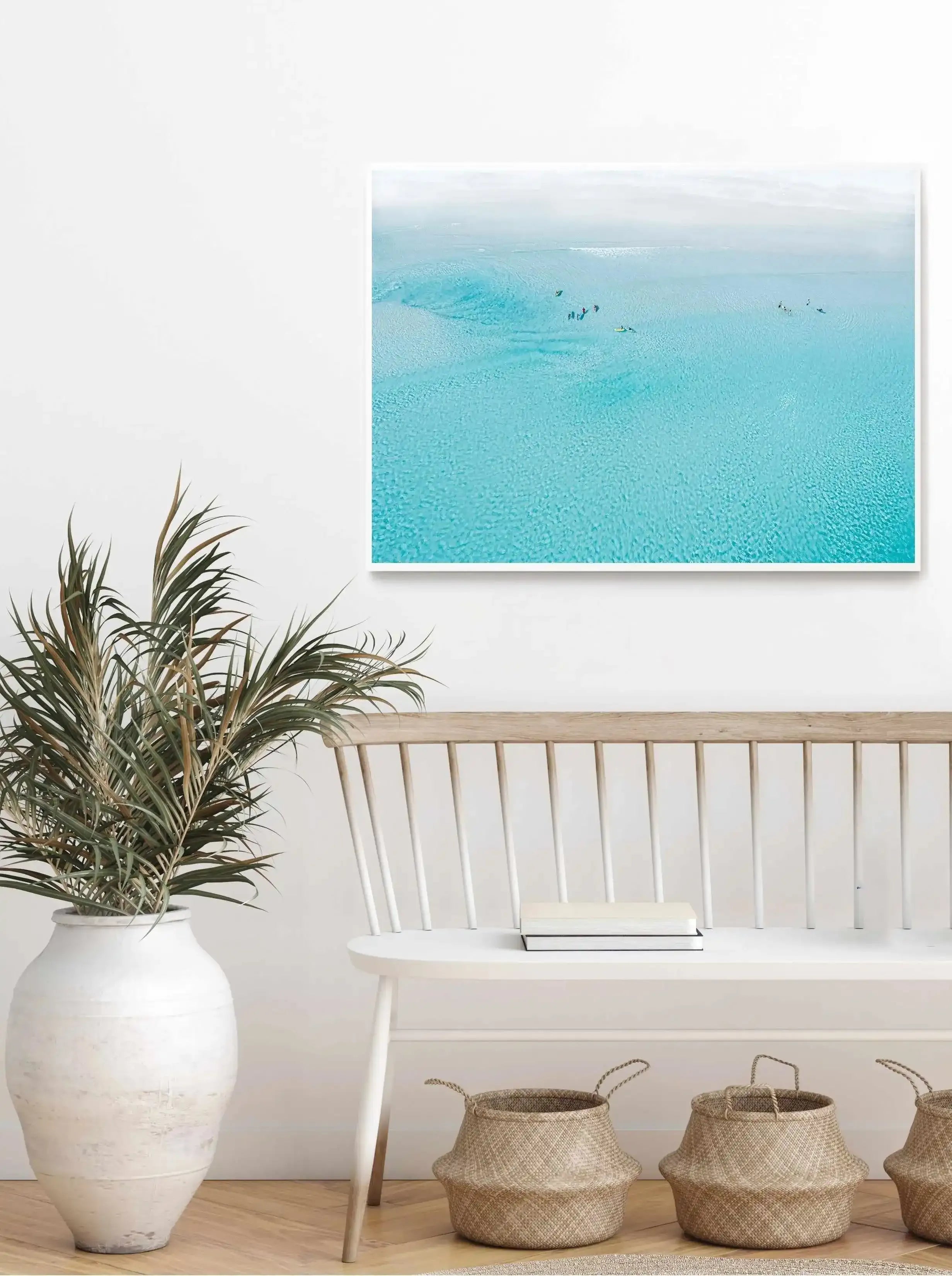 Surf School | Wharton Beach Art Print-PRINT-Olive et Oriel-Olive et Oriel-Buy-Australian-Art-Prints-Online-with-Olive-et-Oriel-Your-Artwork-Specialists-Austrailia-Decorate-With-Coastal-Photo-Wall-Art-Prints-From-Our-Beach-House-Artwork-Collection-Fine-Poster-and-Framed-Artwork