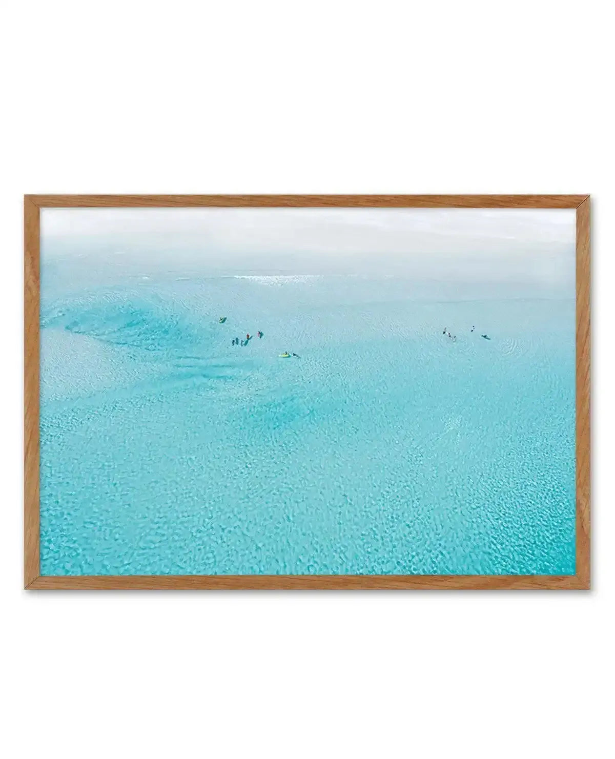 Surf School | Wharton Beach Art Print-PRINT-Olive et Oriel-Olive et Oriel-50x70 cm | 19.6" x 27.5"-Walnut-With White Border-Buy-Australian-Art-Prints-Online-with-Olive-et-Oriel-Your-Artwork-Specialists-Austrailia-Decorate-With-Coastal-Photo-Wall-Art-Prints-From-Our-Beach-House-Artwork-Collection-Fine-Poster-and-Framed-Artwork