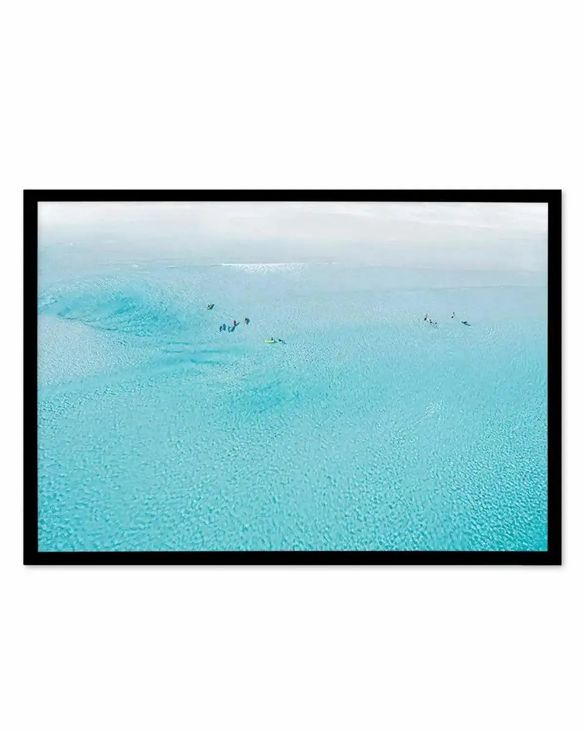 Surf School Wharton Beach | Aerial Photo Wall Art Print from Olive et Oriel where you can shop wallpaper and artworks online