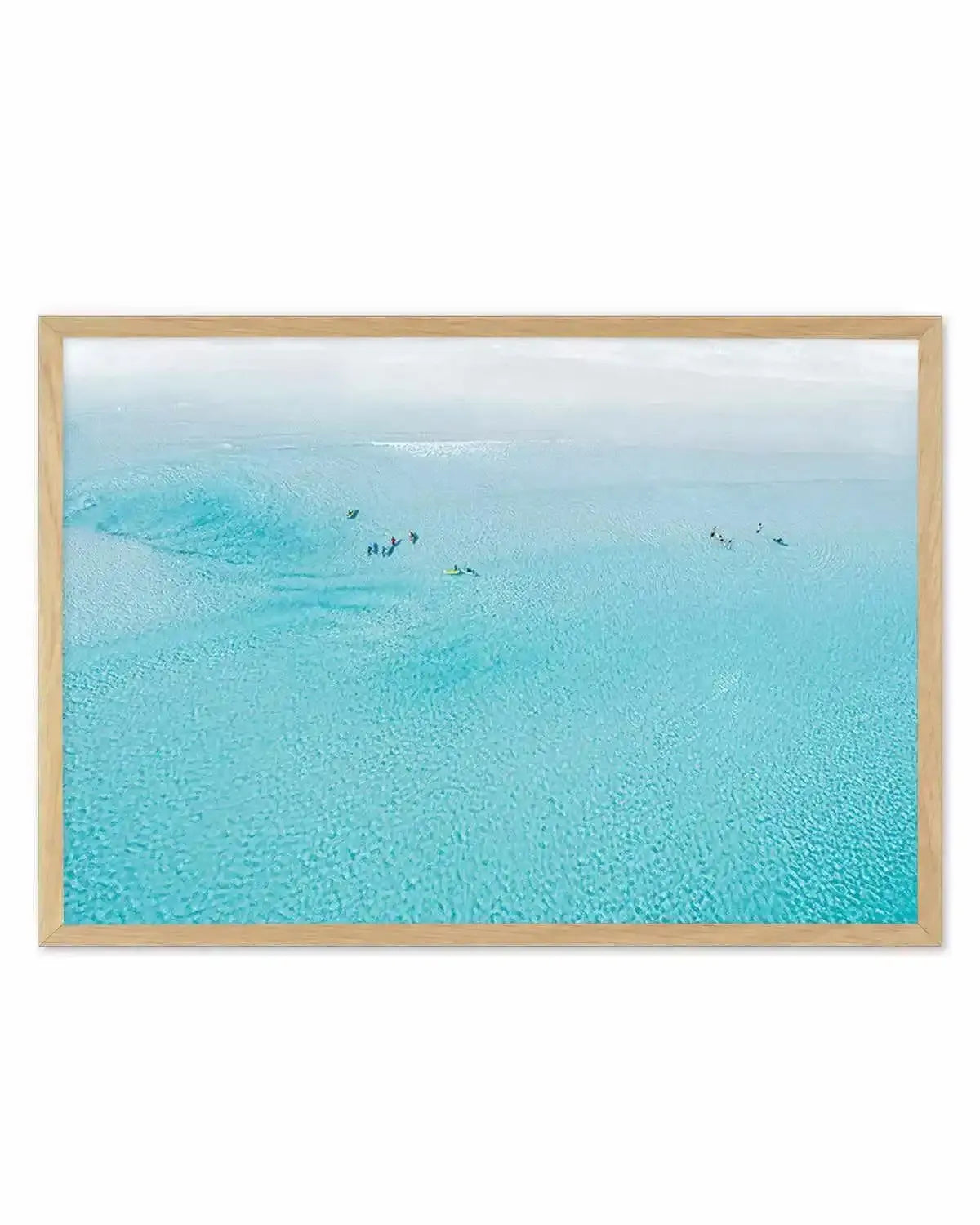 Surf School Wharton Beach | Aerial Photo Wall Art Print from Olive et Oriel where you can shop wallpaper and artworks online
