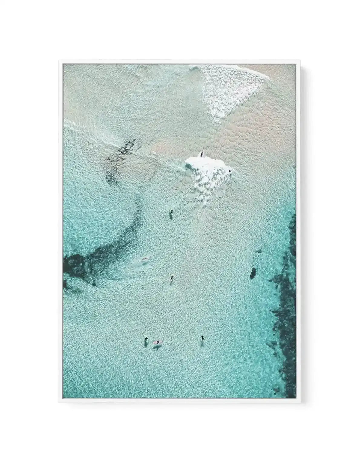 Surf & Swim, Bondi | Framed Canvas-CANVAS-You can shop wall art online with Olive et Oriel for everything from abstract art to fun kids wall art. Our beautiful modern art prints and canvas art are available from large canvas prints to wall art paintings and our proudly Australian artwork collection offers only the highest quality framed large wall art and canvas art Australia - You can buy fashion photography prints or Hampton print posters and paintings on canvas from Olive et Oriel and have th