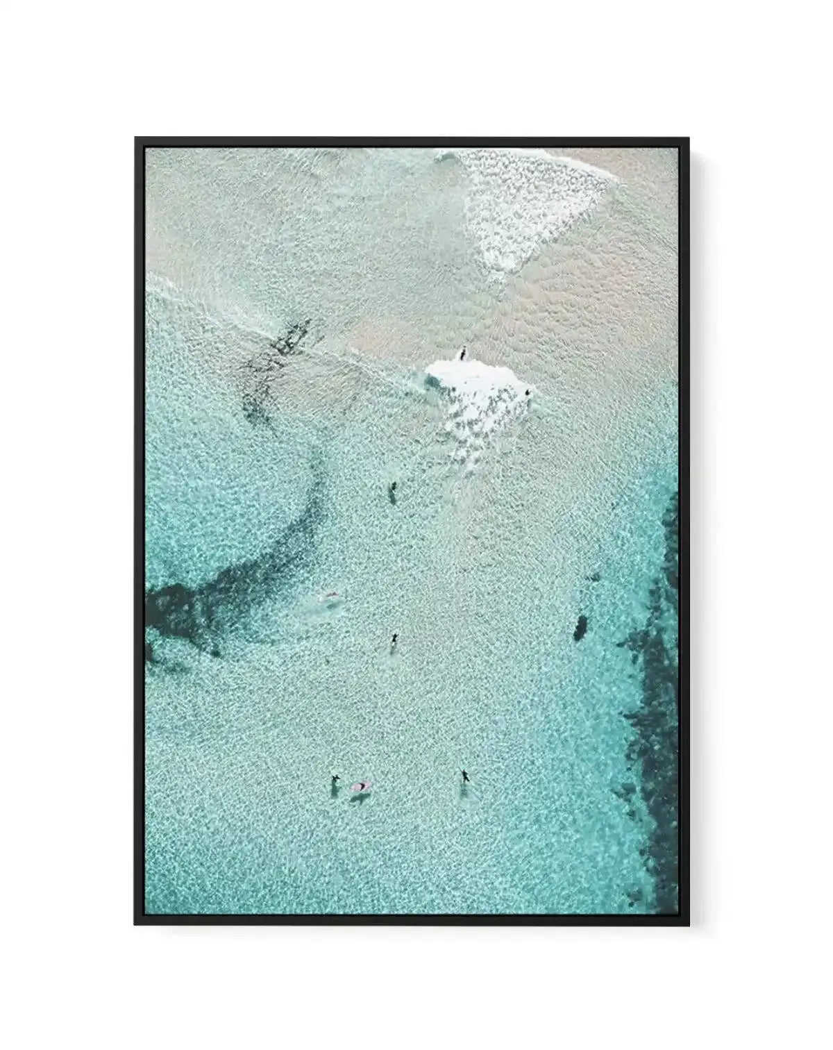 Surf & Swim, Bondi | Framed Canvas-CANVAS-You can shop wall art online with Olive et Oriel for everything from abstract art to fun kids wall art. Our beautiful modern art prints and canvas art are available from large canvas prints to wall art paintings and our proudly Australian artwork collection offers only the highest quality framed large wall art and canvas art Australia - You can buy fashion photography prints or Hampton print posters and paintings on canvas from Olive et Oriel and have th