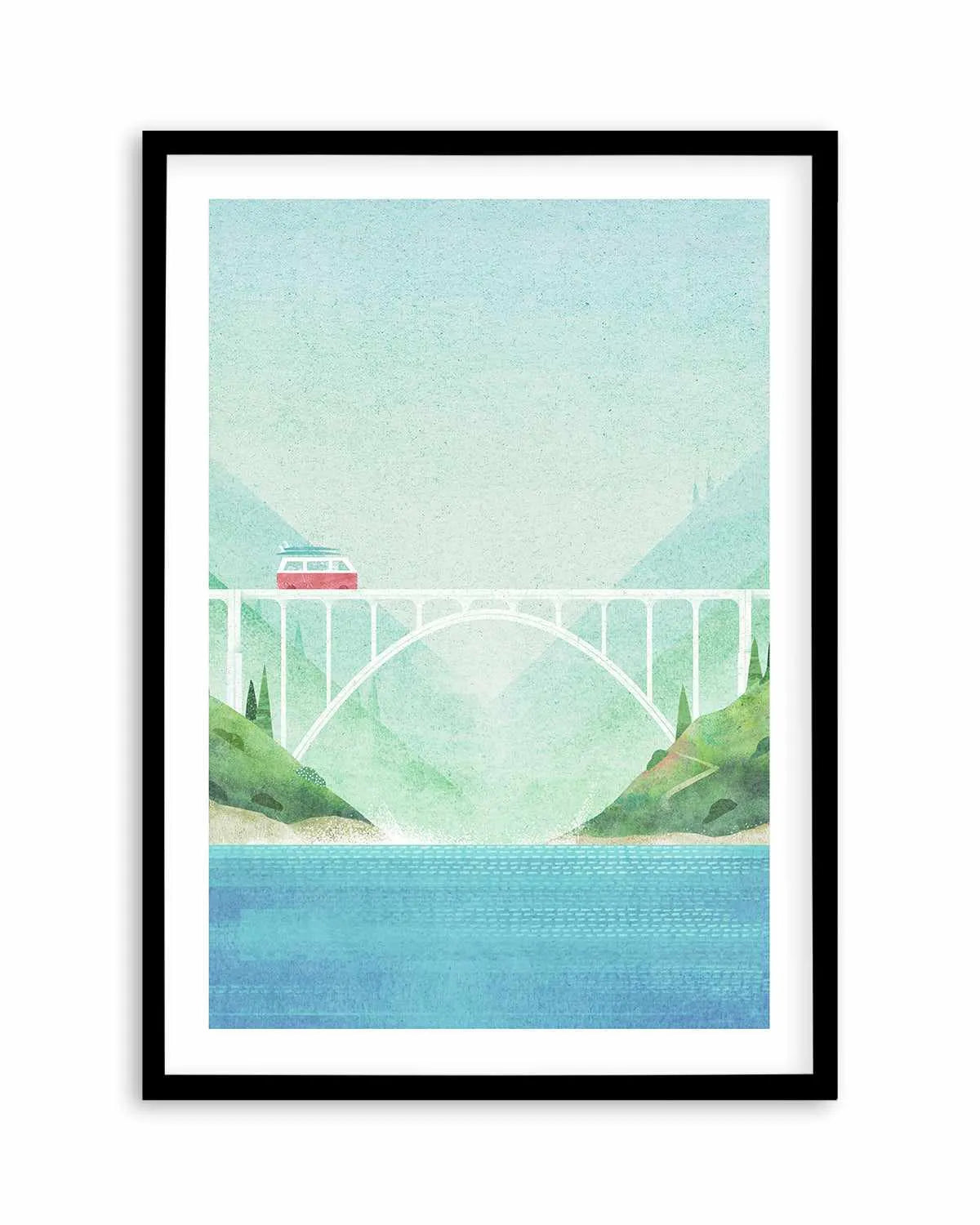 Surf Van by Henry Rivers Art Print from Olive et Oriel where you can shop wallpaper and artworks online