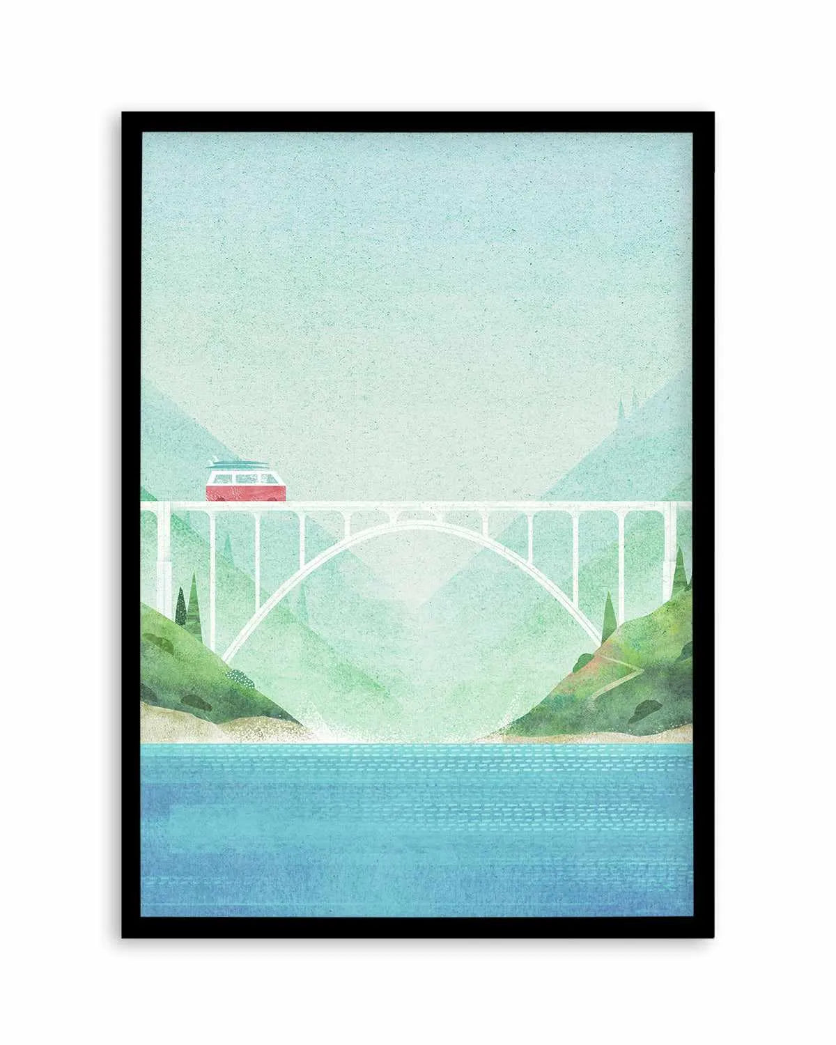 Surf Van by Henry Rivers Art Print from Olive et Oriel where you can shop wallpaper and artworks online