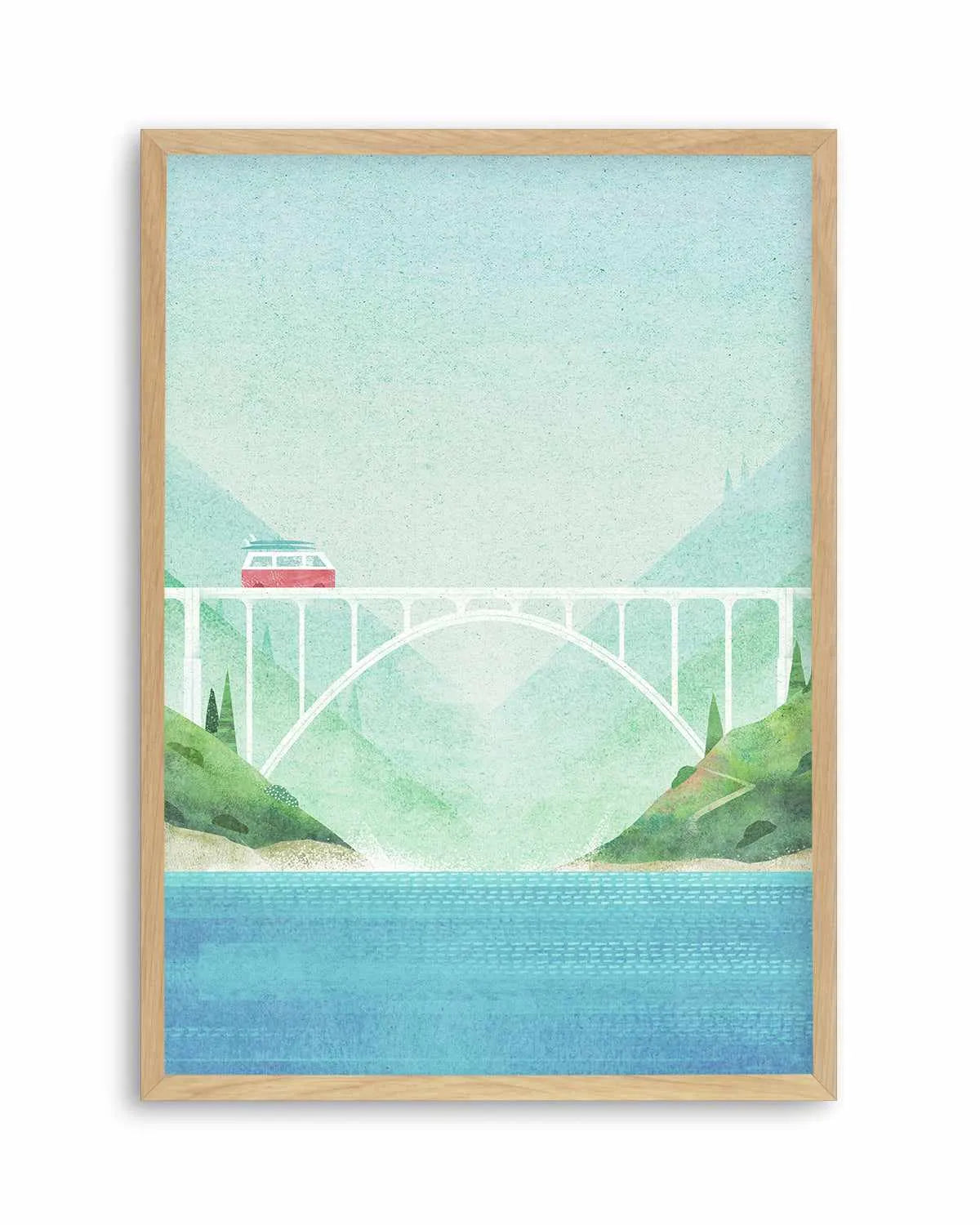 Surf Van by Henry Rivers Art Print from Olive et Oriel where you can shop wallpaper and artworks online