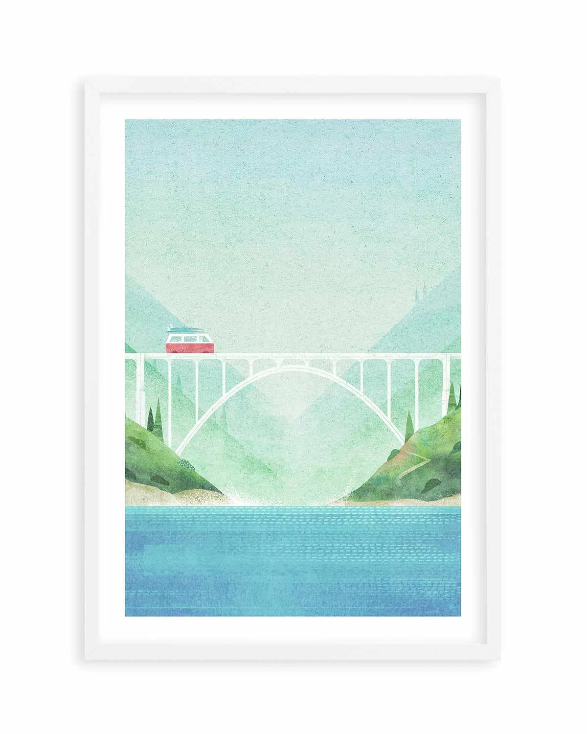 Surf Van by Henry Rivers Art Print from Olive et Oriel where you can shop wallpaper and artworks online