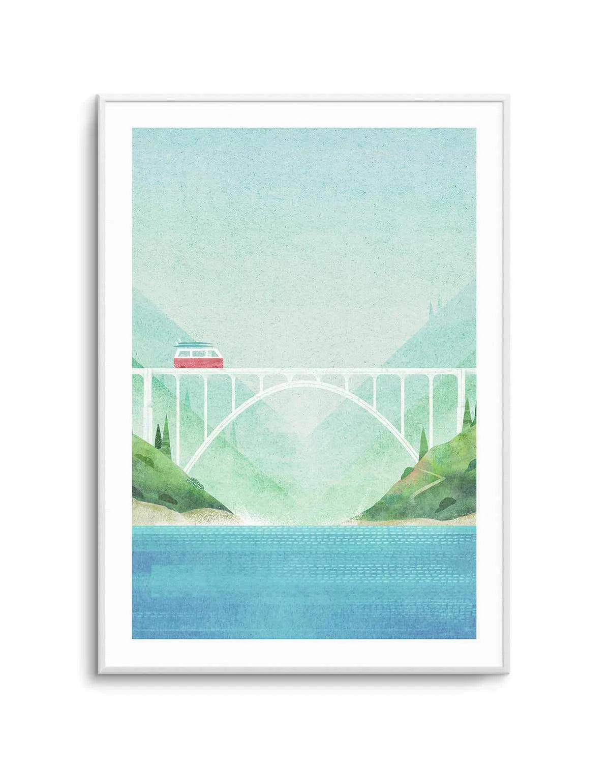 Surf Van by Henry Rivers Art Print from Olive et Oriel where you can shop wallpaper and artworks online