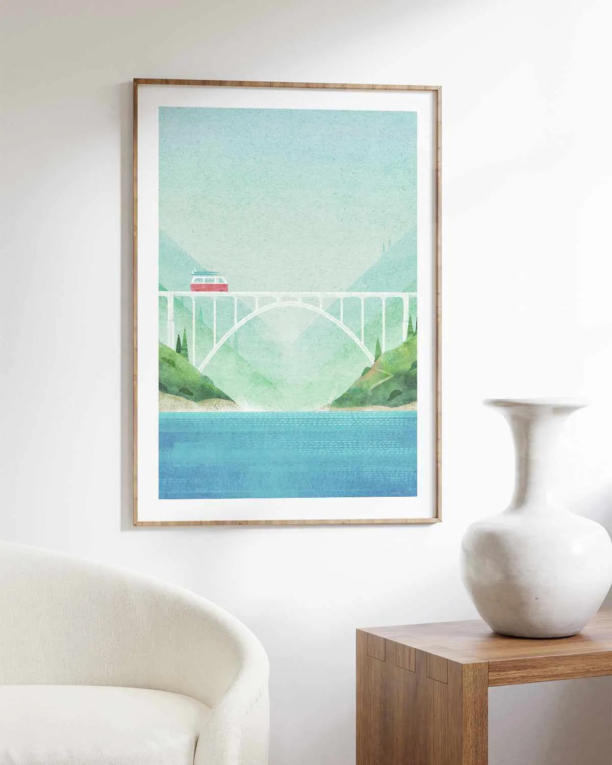 Surf Van by Henry Rivers Art Print from Olive et Oriel where you can shop wallpaper and artworks online