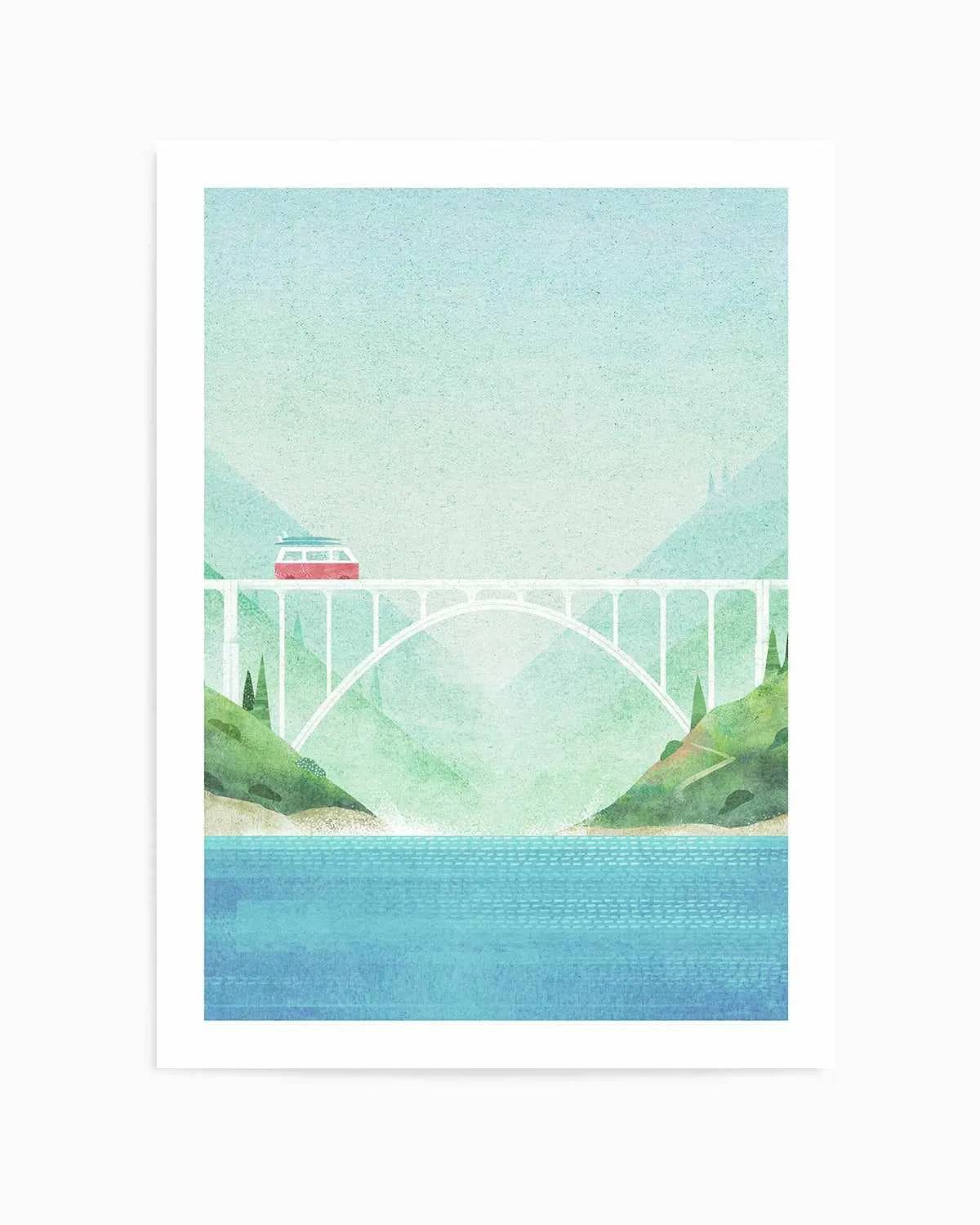 Surf Van by Henry Rivers Art Print from Olive et Oriel where you can shop wallpaper and artworks online