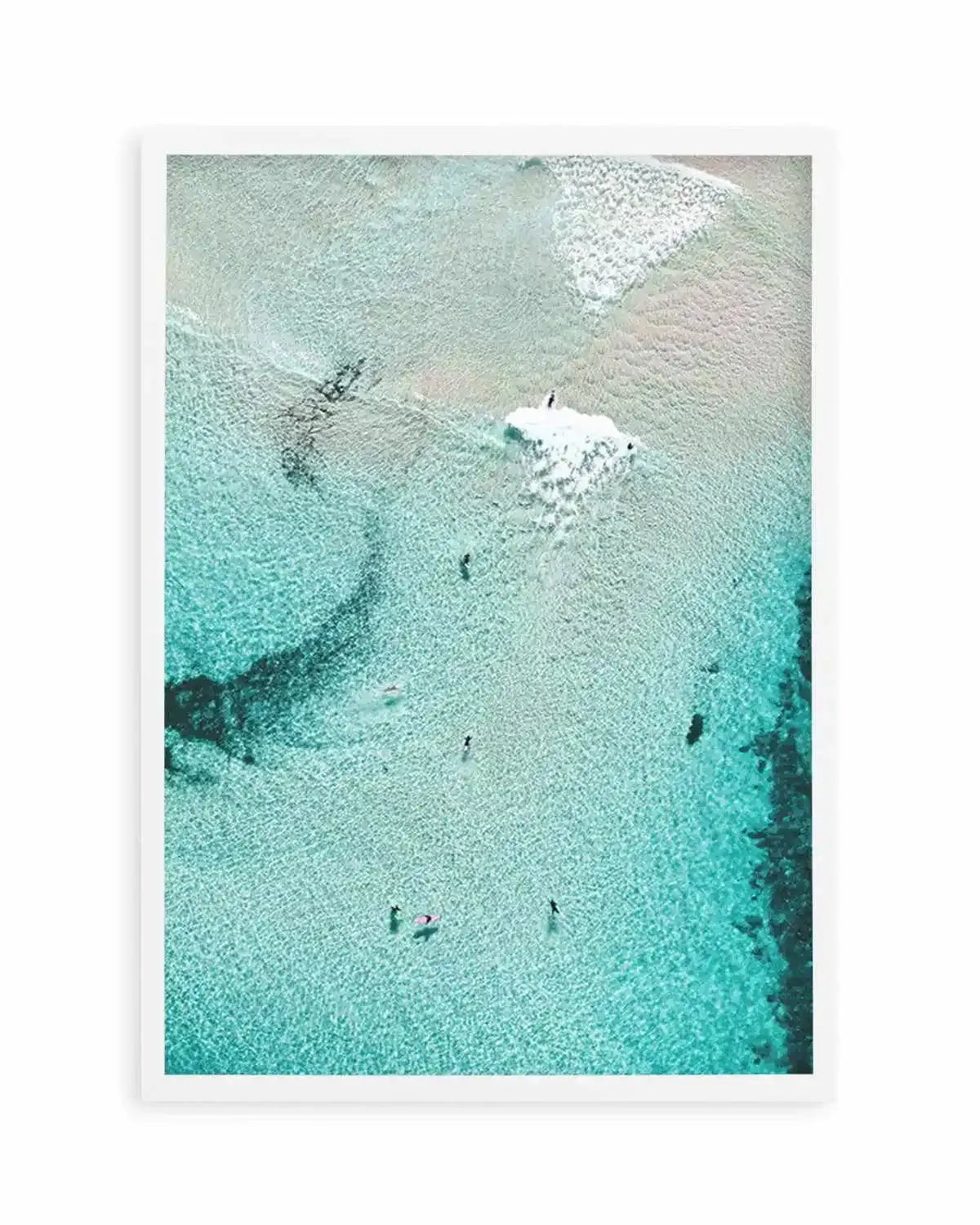 Surf & Swim, Bondi | Aerial Photo Wall Art Print from Olive et Oriel where you can shop wallpaper and artworks online