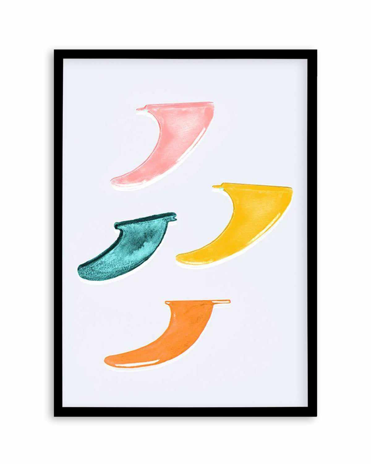 Surfboard Fins Art Print