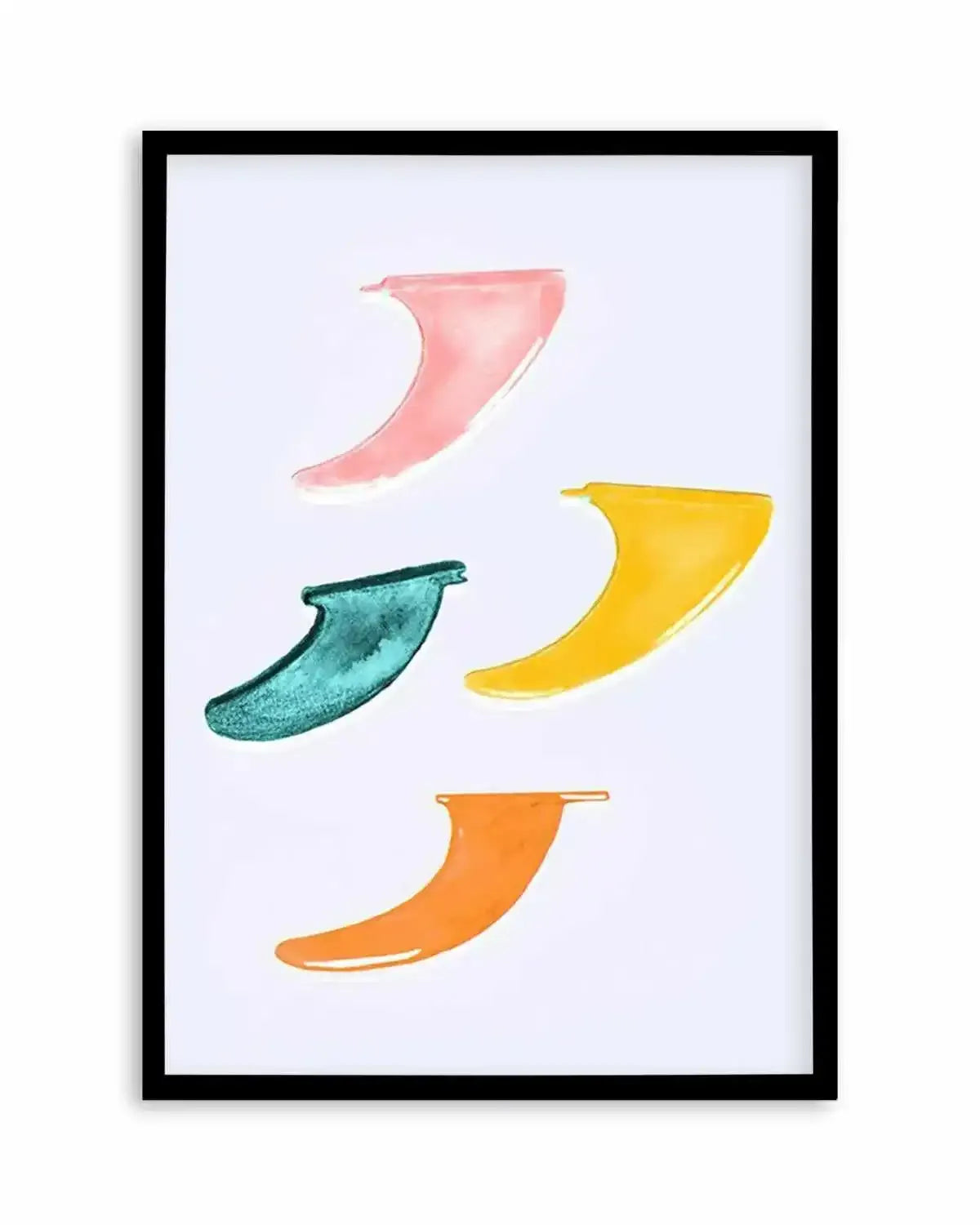 Surfboard Fins Art Print from Olive et Oriel where you can shop wallpaper and artworks online
