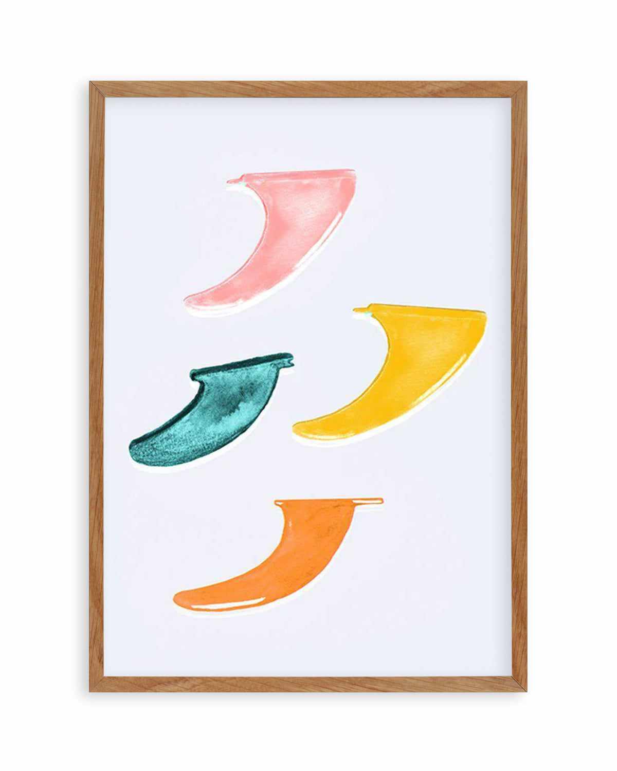 Surfboard Fins Art Print