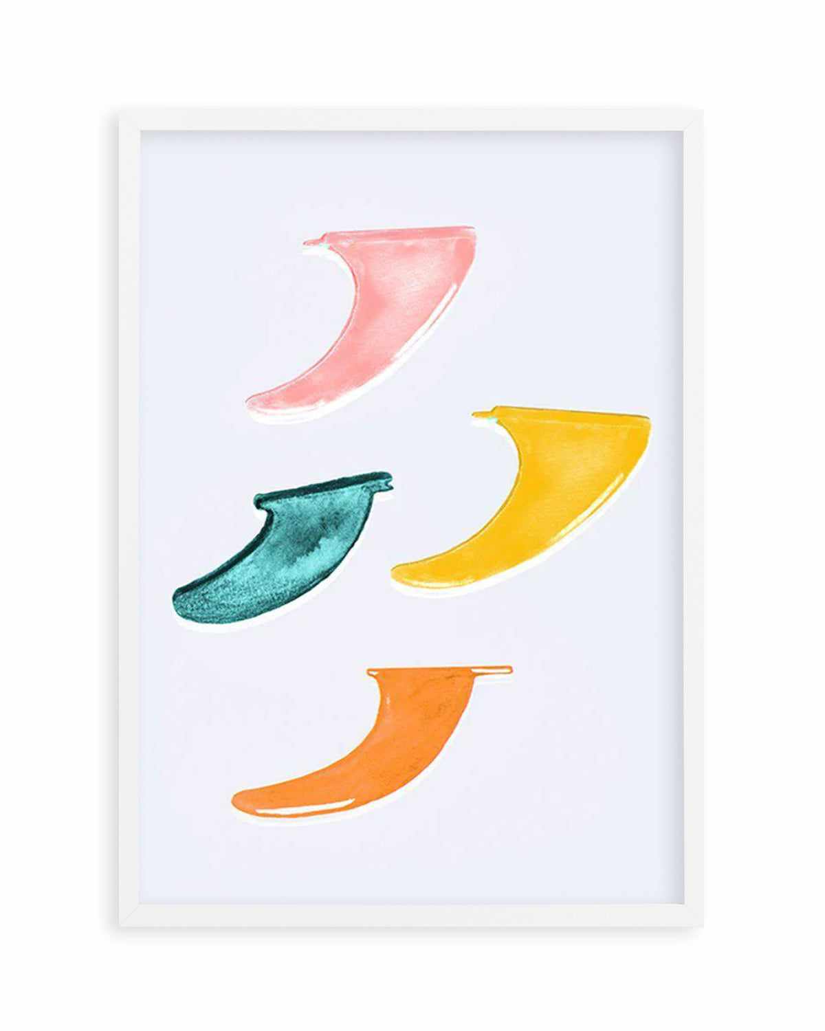 Surfboard Fins Art Print