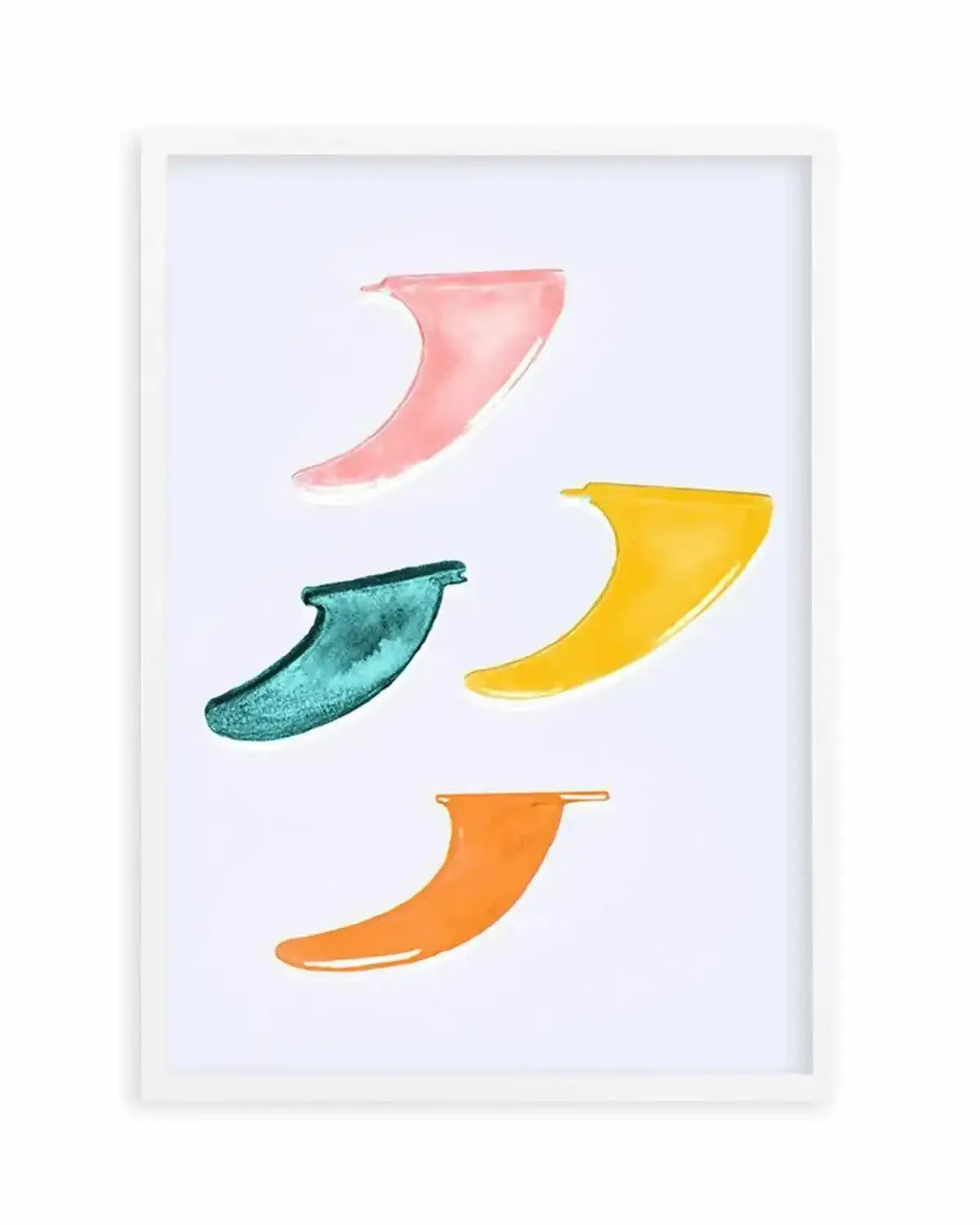 Surfboard Fins Art Print from Olive et Oriel where you can shop wallpaper and artworks online