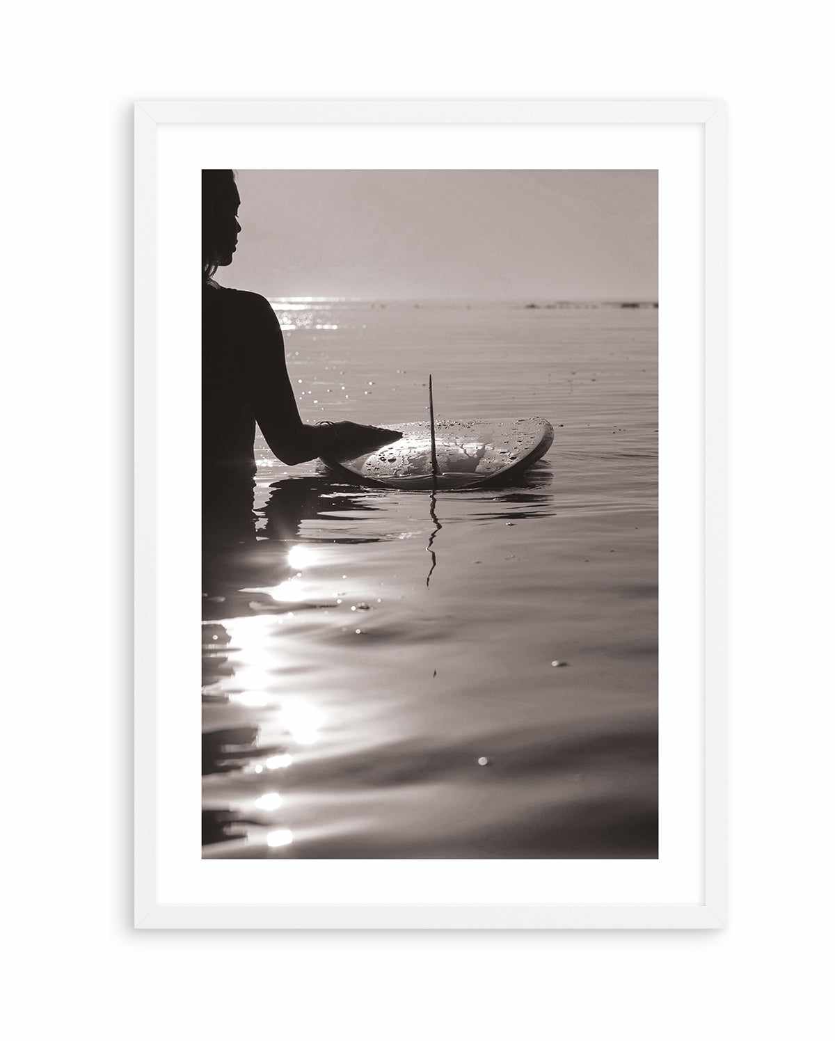 Surfer Girl by Riccardo Camilli | Art Print